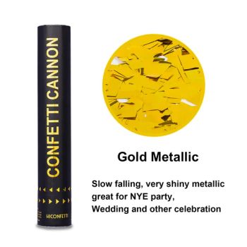 Eco-Friendly Biodegradable Gold Confetti Popper Confetti Cannon for Wedding Celebrations - Liuyang Happiness Firing Systems Co., Ltd. - China