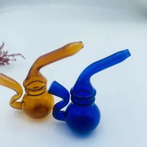 Colors Mini Glass Pipe Hookah Hand Glass Water Pipe Oil Burner Rig - Ningbo Dingwei Technology Co., Ltd. - China