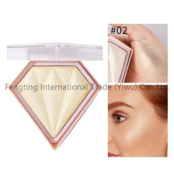 Cross-Border Mineral Contouring Diamond Highlighter Stereo Brightening Glitter Skin Tone Makeup Setting Powder Cake Blush - Fengting International Trade (Yiwu) Co., Ltd. - China