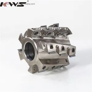 Kws High Precision Helical Spiral Planer Cutterhead W Indexable Inserts - Chengdu Yibai Technology Co., Ltd. - China