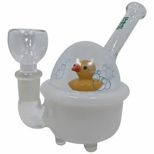 7" Bubble Bath Ducky Water Pipe Box Set Glass Smoking Pipe Lighter - Yangzhou KOVIC Arts Co., Ltd. - China