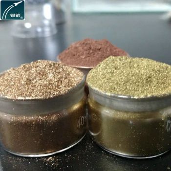 Leafing Flaky Rich Pale Copper Metallic Effect Bronze Powder for Textile Printing - Shandong Yinjian Aluminum Pigment Co., Ltd - China