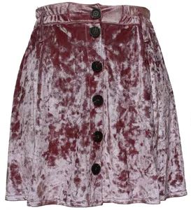 Fashion Womens Miniskirt Short Pink Velvet Short Girl Dress Skirt - SUZHOU XINYU GARMENTS CO., LTD. - China