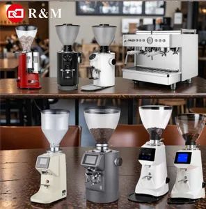 Industrial Single Dose Flat Burr Espresso Professional Small Mini Large Bean Grinding Mill Automatic 83mm 64mm 80mm 83 64 mm Commercial Coffee Grinders Machine - Guangzhou R&M Machinery Co., Ltd. - China
