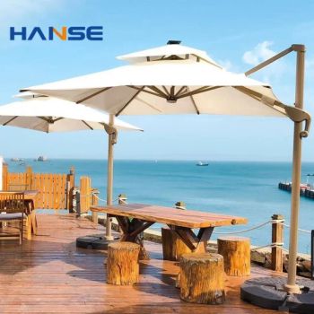 Outdoor Roma Umbrella Promotional Market Umbrella Patio Parasol Square Umbrella Sunshade - Foshan Hanse Industrial Co., Ltd. - China