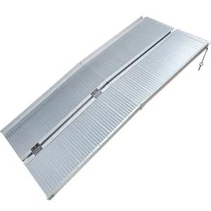 Wheelchair Ramp Aluminum 4-Fold Portable for Family Threshold Stairs - Ningbo Rongtu Machinery Co., Ltd. - China