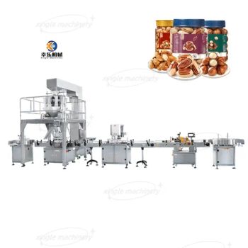 Automatic Candy Coffee Beans Chocolate Nuts Popcorn Cashew Almond Dry Granule Snack Food Bottle Filling Capping Labeling Machine Line - Foshan Xingle Machinery Equipment Co., Ltd. - China
