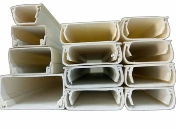 PVC Casing Capping / Trunking Profile Length 2 MTR Finishing Smooth Color Ivory White Raw Materials PVC Material Grade - Kailash Shaw & Co. - India
