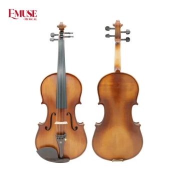 Strings Musical Instruments China Handmade Brown Antique Good Violin - Nantong Emuse Musical Instruments Co., Ltd. - China