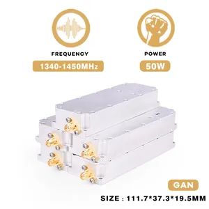 50W 1.4G Channel Long Range RF Communication Signal Power Amplification Anti Jammer 4G Mini GPS 1340-1450MHz Anti Drone Jammer Module - Shenzhen Jianhong Industrial Co., Ltd. - China