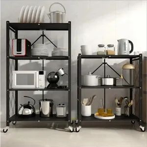 Adjustable Carbon Steel Spice Jar for Kitchen Microwave Oven Storage Racks Hh001_43 - Shanghai Qihai Toys Co.,ltd - China