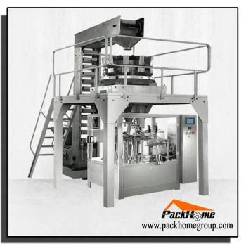 Automatic Puffed Quinoa Zipper / Ziplock Bag Pouch Weighing Filling Bagging Package Packaging Packing Machine Line - Packhome Co., Ltd. - China