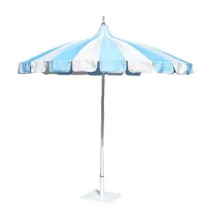 Custom Outdoor Large Pool Patio Fringe Sun Shade Parasols: Elevate Your Garden with Vintage Pagoda Style Beach Umbrellas - NINGBO XUANHENG OUTDOOR & HOME APPLIANCES CO., LTD. - China