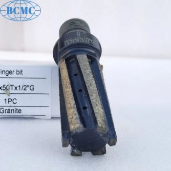 Diamond Grinding Drill CNC 1/2 Gas Twin Segment Finger Bit Router Milling Cutter for Granite Marble Stone - Putian Baichao Trade Co., Ltd. - China