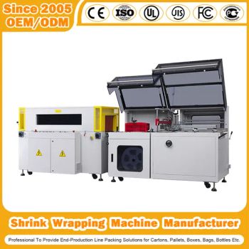 Packing Wrapping Machine Factory PE/POF Film Flow Shrink Tunnel High Speed Side/L Bar/Sleeve Sealer Shrink Wrapping Machine for Vacuum Cleaner/Sweeping Industry - Elite Machinery Group Co., Ltd - China