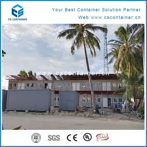 China CS Flat Pack Hotel Container House Building/Prefab Modular Hotel House Building - CS Modular House Co.,Ltd. - China