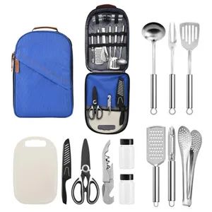 Portable Kitchen Utensil Grilling Travel Backpacking Outdoor Cookware Organizer Bag - GOOD SELLER CO., LTD - China