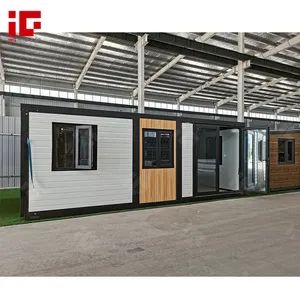 20FT Expandable Wooden Prefabricated Container House for Bedroom Outdoor Living Room Home Office Farmhouse-Shop Hotel Kitchen - Hig Housing Tech Co., Ltd. - China