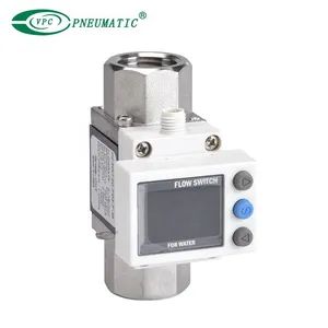 PF3w Series 3 Color Display Digital Flow Switch for Water Origin China Model NO. PF3W Enclosure IP65 Material Aluminum Specification - Ningbo Vpc Pneumatic Co., Ltd. - China