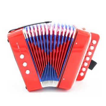 Factory Direct 7 Keys Button Accordion 2 Bass Plastic Child Kid Beginner Toy Musical Instruments for Sale - Guangzhou Vines Musical Instruments Co., Ltd - China