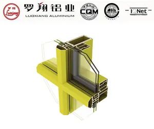 Aluminum Exposed Frame Curtain Wall Exposed Hidden Facade System Profiles - Luoxiang Aluminium Co., Ltd. - China
