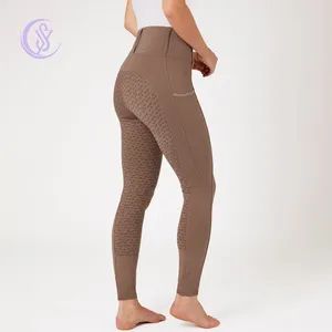 OEM Wholesales Rider Clothing Full Seat Silicone Equestrian Womens Breeches Horse Riding Tights - Dongguan Shuyu Activewear Co., Ltd. - China