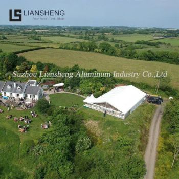 New Fashion Best Prefab Houses Event professional Round Trampoline Heavy Duty Outdoor Storage Tent CE Certified for Sale Warehouse Tents South Africa - Suzhou Liansheng Aluminum Industry Co., Ltd. - China