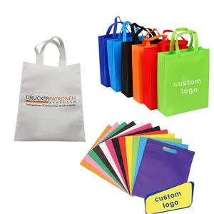 Hot Selling Custom Logo Printed Shopping Tote Bags Origin China Trademark jarmoo Material Non-woven HS Code 4202220000 Logo as You Artwork - WUHAN JARMOO FLAG CO., LTD. - China
