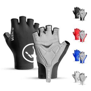 Sports Gloves Cycling Gloves Men's Road Bike New Half Finger Bike Shock Absorption Breathable Wear-Resistant Gloves Motorcycle Gloves - Jiangxi Lingji Outdoor Products Development Co., Ltd. - China