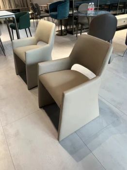 Modern Luxury Apartment Living Room Leisure Chair Velvet Dining Armchairs - Foshan Opinju Furniture Co., Ltd. - China