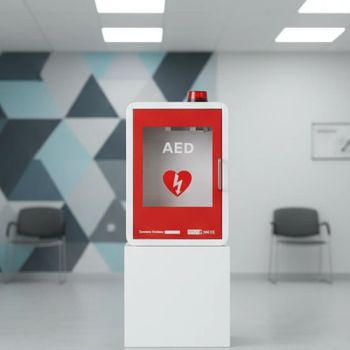 Wall Mount with Alarm & Magnetic Door - Universal Storage for Philipss, Zoll, Defibtech Aeds - Emergency Ready for Office, School, School Aed Cabinet Box Kit - Ningbo Medyard MEDICAL Devices Co., Ltd. - China