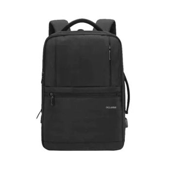 Travel Laptop Backpack Business Notebook Bag with USB Charging Port Custom Waterproof Laptop Backpacks - Hunan Qiying Trade Co., Ltd - China