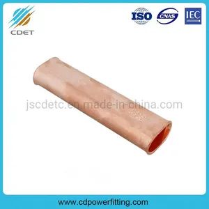 Electric Cable Pipe Fittings Copper Oval Splicing Crimp Sleeve - Jiangsu Chuandu Electrical Technology Co., Ltd. - China