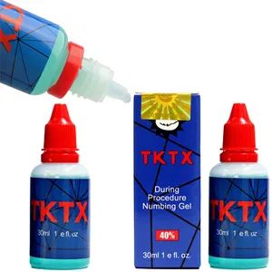 New Brand OEM Blue Tktx Super Anesthetic Numbing Gel Piercing Painless Microblading Tattoo Needle Eyebrow Eyeliner Lips Pain Reliever Tattoo Supply - Yiwu HuaNi Technology Co., Ltd. - China