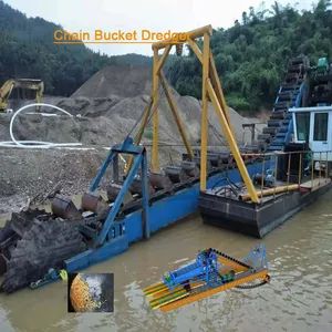 Cheap Price 80m3/H Compact Bucket Chain Gold Dredger in Stock Short Delivery Time - Qingzhou Junhang Environmental Protection Technology Co., Ltd. - China