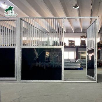Safe and Strong Portable Galvanized Horse Stable Panel Stall Horse Equipment - QINGDAO HOPE HORSE TRADE CO., LTD. - China