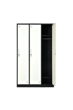 Slim Three Door Metal Wardrobe Locker Cabinet Origin China Condition New Lock Key Lock Finish Texture Trademark SHIDIU Model NO. SYL-3-1 - LUOYANG SHIDIU IMPORT AND EXPORT CO., LTD. - China