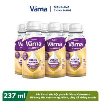 Värna Colostrum in a 237ml Bottle Shelf Life 18 Months Manufacturing Location Vietnam Form Ready-to-drink 237ml Bottle Allergen Information Contains Milk And - Nutifood - Vietnam