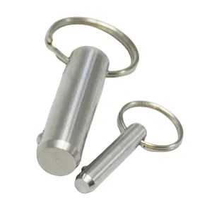 Fishing Gear Cylindrical Stainless Steel 304 316 Customized Ball Quick Release Detent Pin with Ring - Fast Hardware Electronic Co., Limited - China