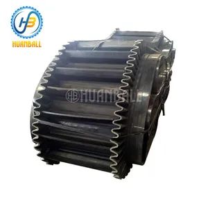 Good Quality Impact Resistant & Flexible Ep-Type Polyester Fabrics Skirt Sidewall Conveyor Belt - Huanball Group Co., Limited - China