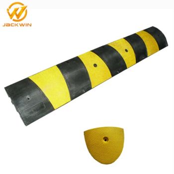 Black and Yellow 1830mm Recycled Rubber Speed Bump for South American - Wuhan Jackwin Industrial Co., Ltd. - China