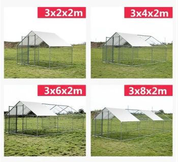 Outdoor Steel Animal Pet Hen Cages Large Chicken House Cage Coop - Changsha Ido Leisure Industry Co., Ltd. - China