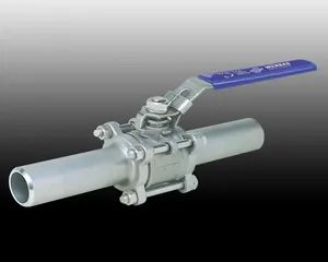 OEM China SS304 Long Neck Ball Valve SS316 Stainless Steel Bw Butt Welded Connection Floating Three Pieces Ball Valve Extended Long Body 1000 Psi - Wenbao Valve Co., Ltd. - China
