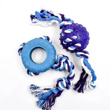 Dog Rope Toys Balls Dog Interactive Dog Toy for Fetch Durable Rope Chew Toy Wholesale Pets - GOOD SELLER CO., LTD. - China