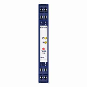 Multispan MI-431 Slim Signal Isolator Color Blue Form Factor Slim Current Rating. 20 mA Product Brand Multispan Model Name/Number - Sami Process Automation - India