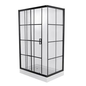 Simple Installation Square Glass Shower Rooms and Shower Enclosure - Pinghu Best Sanitary Ware Co., Ltd. - China