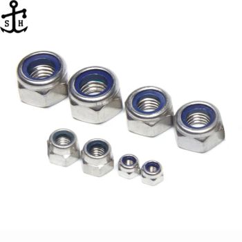 Stainless Steel 304 DIN985 DIN982 Nylon Non-Metallic Anti-Loose Lock Nut Made in China - Shanghai Gentle Fasteners Technology Co.,Ltd. - China