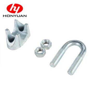Rigging Malleable Electro-Galvanizing DIN741 Wire Rope Clips - CHINA HONYUAN MACHINERY CO., LIMITED - China