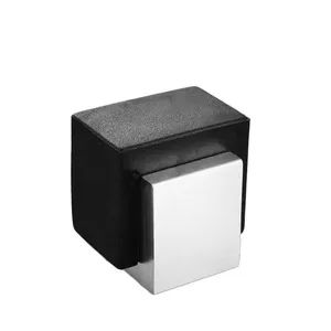 Silver Square Aluminum Alloy Rubber Door Stopper Trademark ECH Control Manual Size 30*21*31mm Process Assemble Model NO. - EC Hardware Co., Ltd. - China