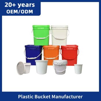 Factory Custom Plastic Drink Bucket with Sealed Lid Food Packaging Bucket Recyclable Food Grade Yoghurt Bucket - Enlightening Plast Co., Ltd - China
